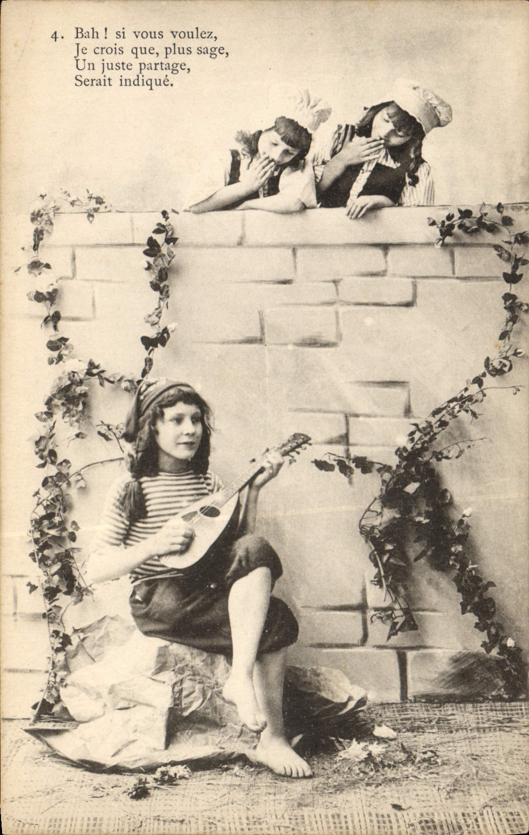 CPA Enfants Musique 