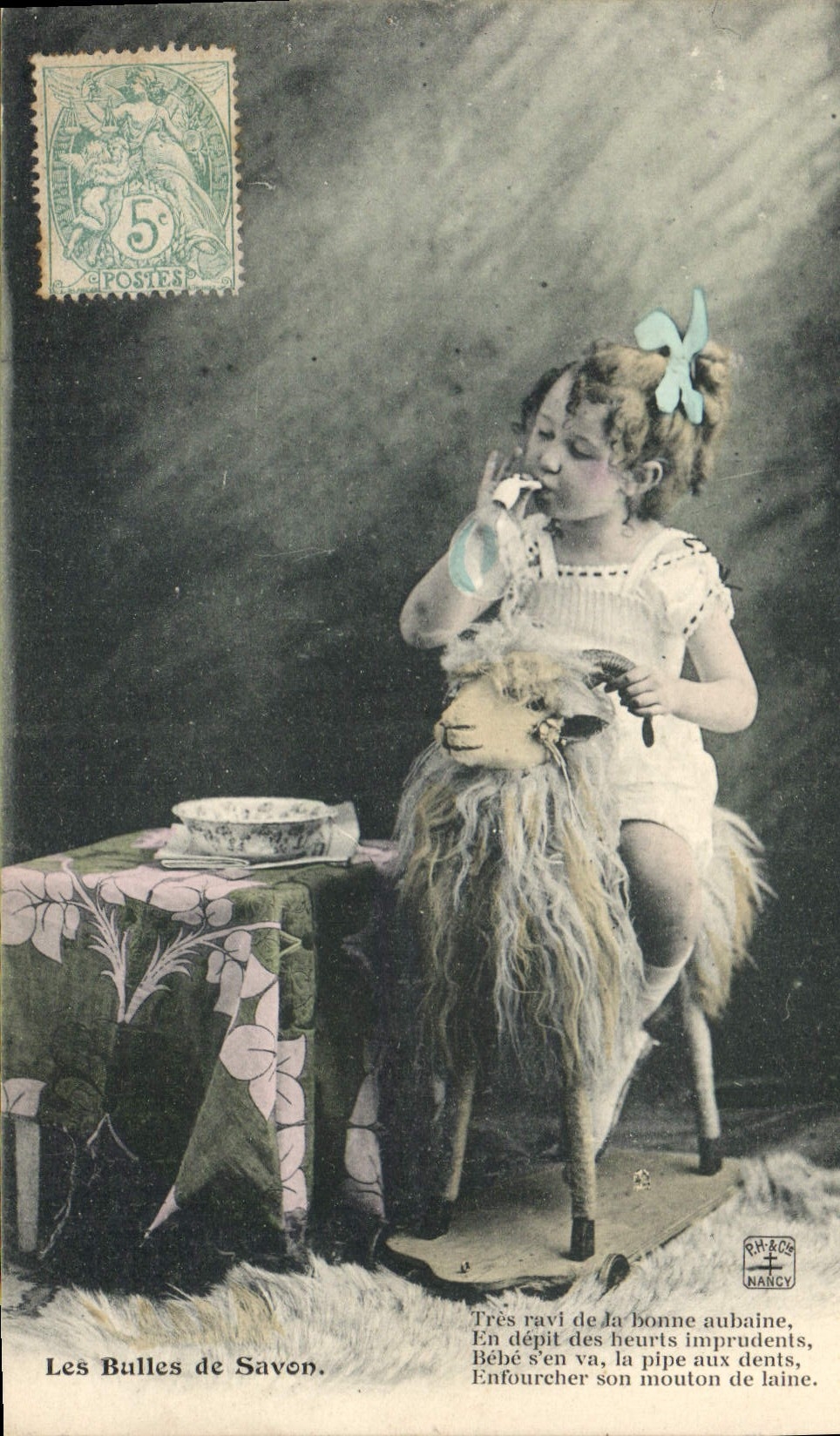 CPA Enfant Mouton 