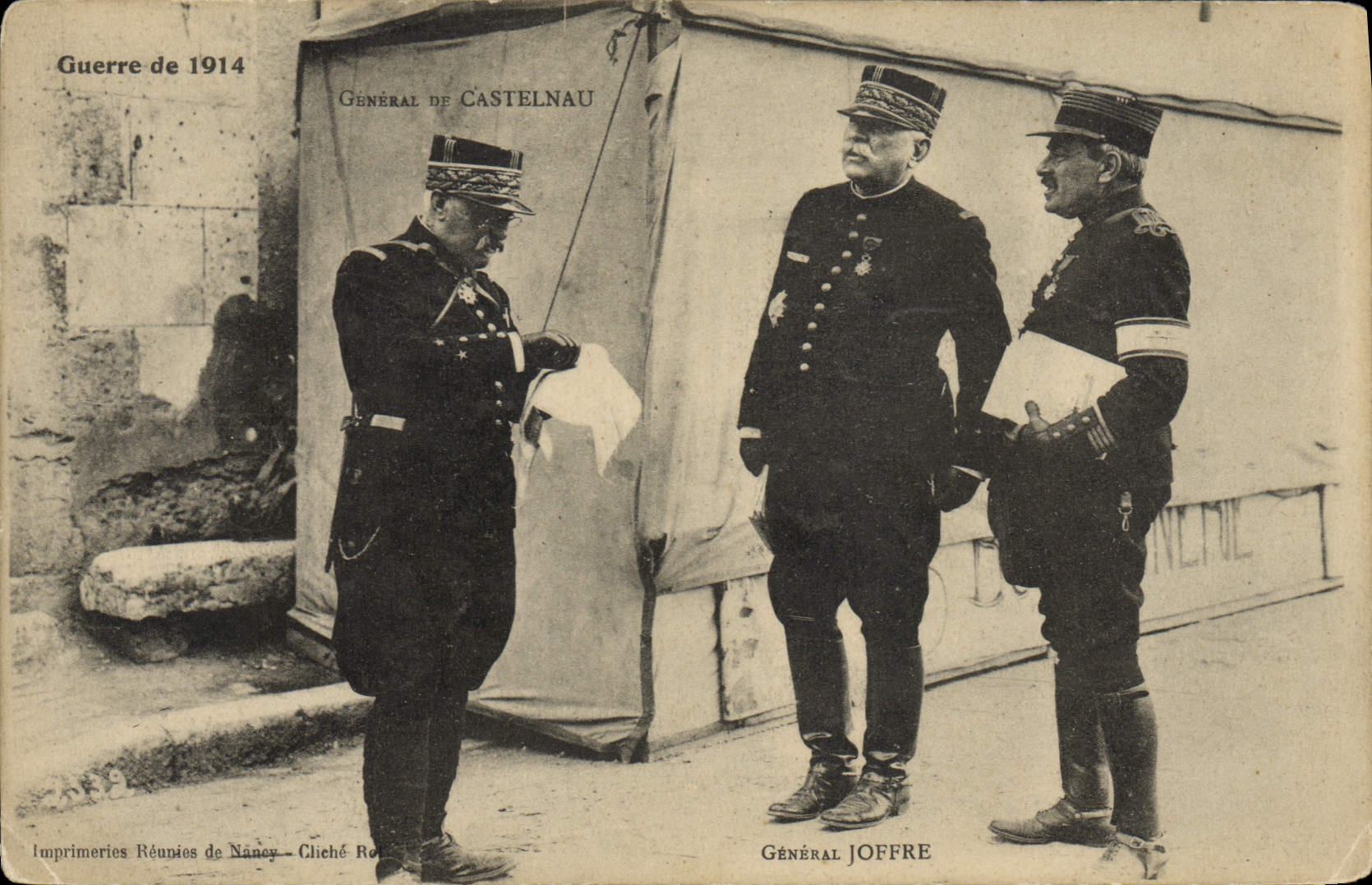 Vintage Postcard General Militaria of Castelnau Joffre
