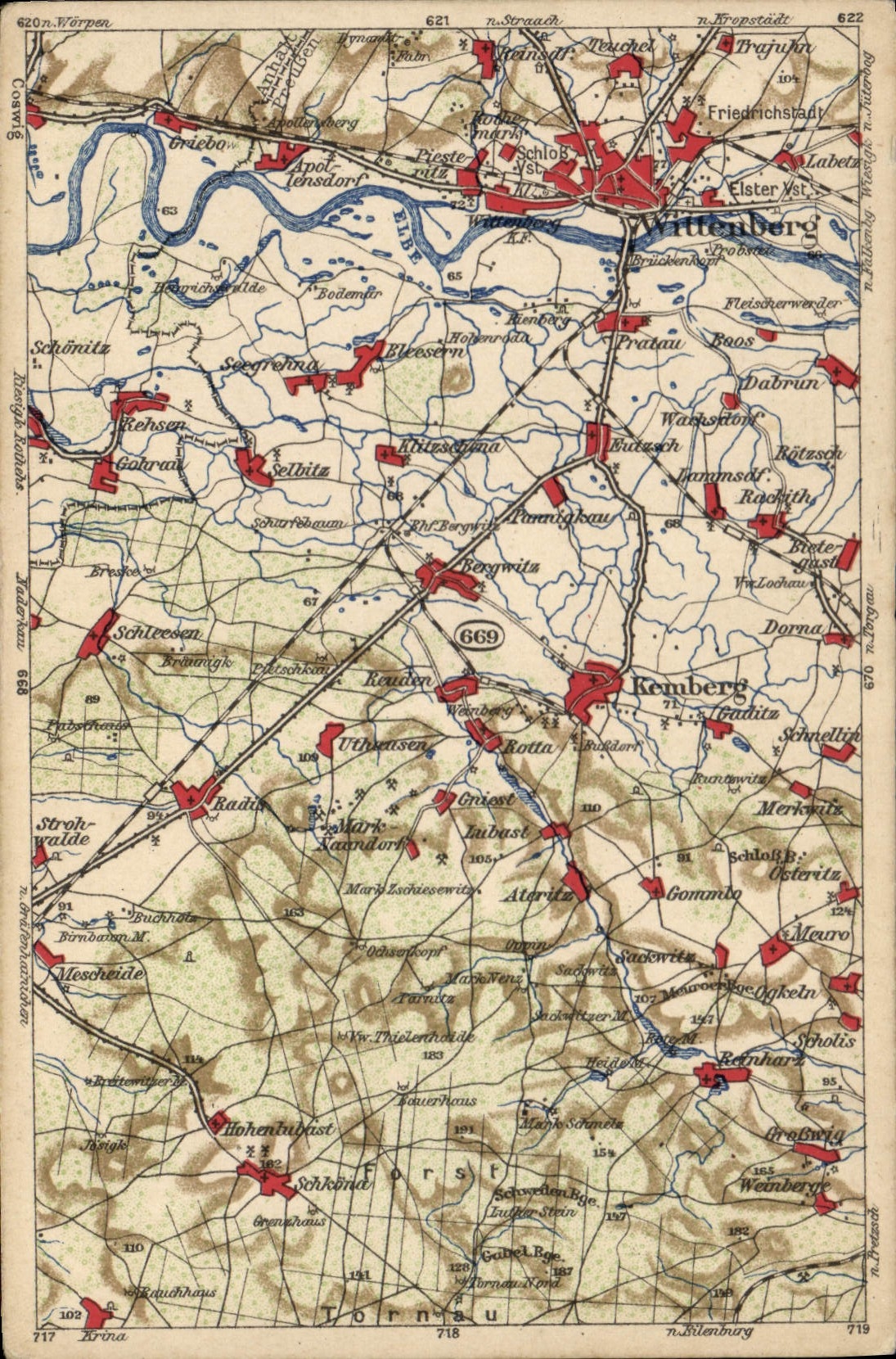 Vintage Postcard Militaria Wittenberg