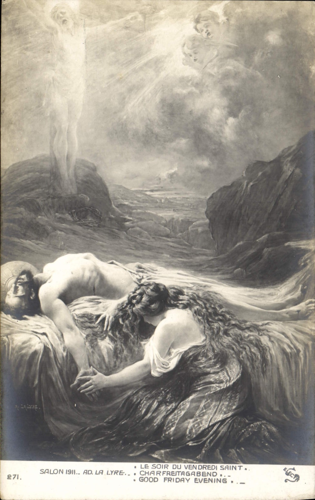 CPA Salon 1911 Le soir du vendredi saint 