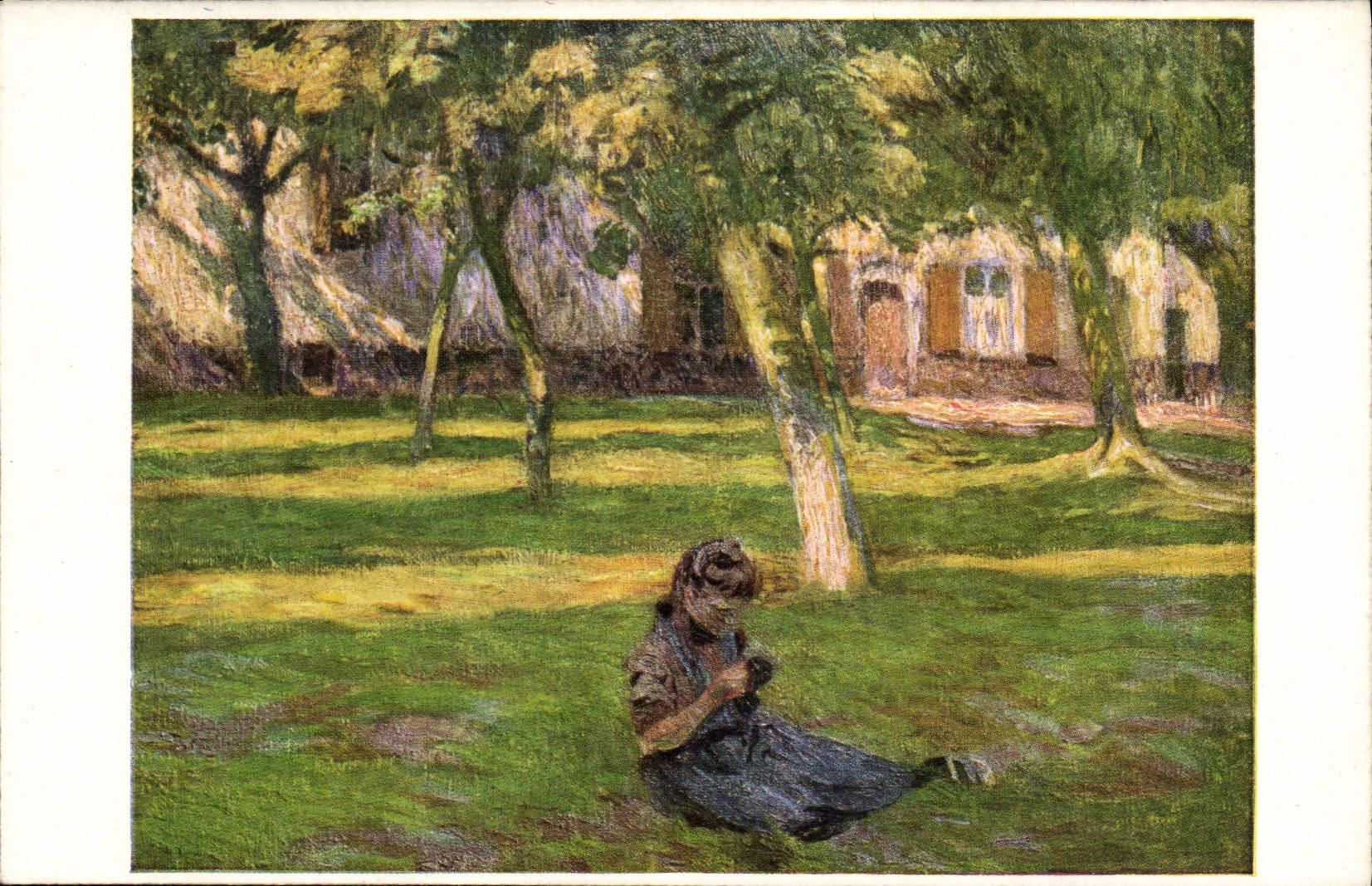 Postal la huerta The orchard