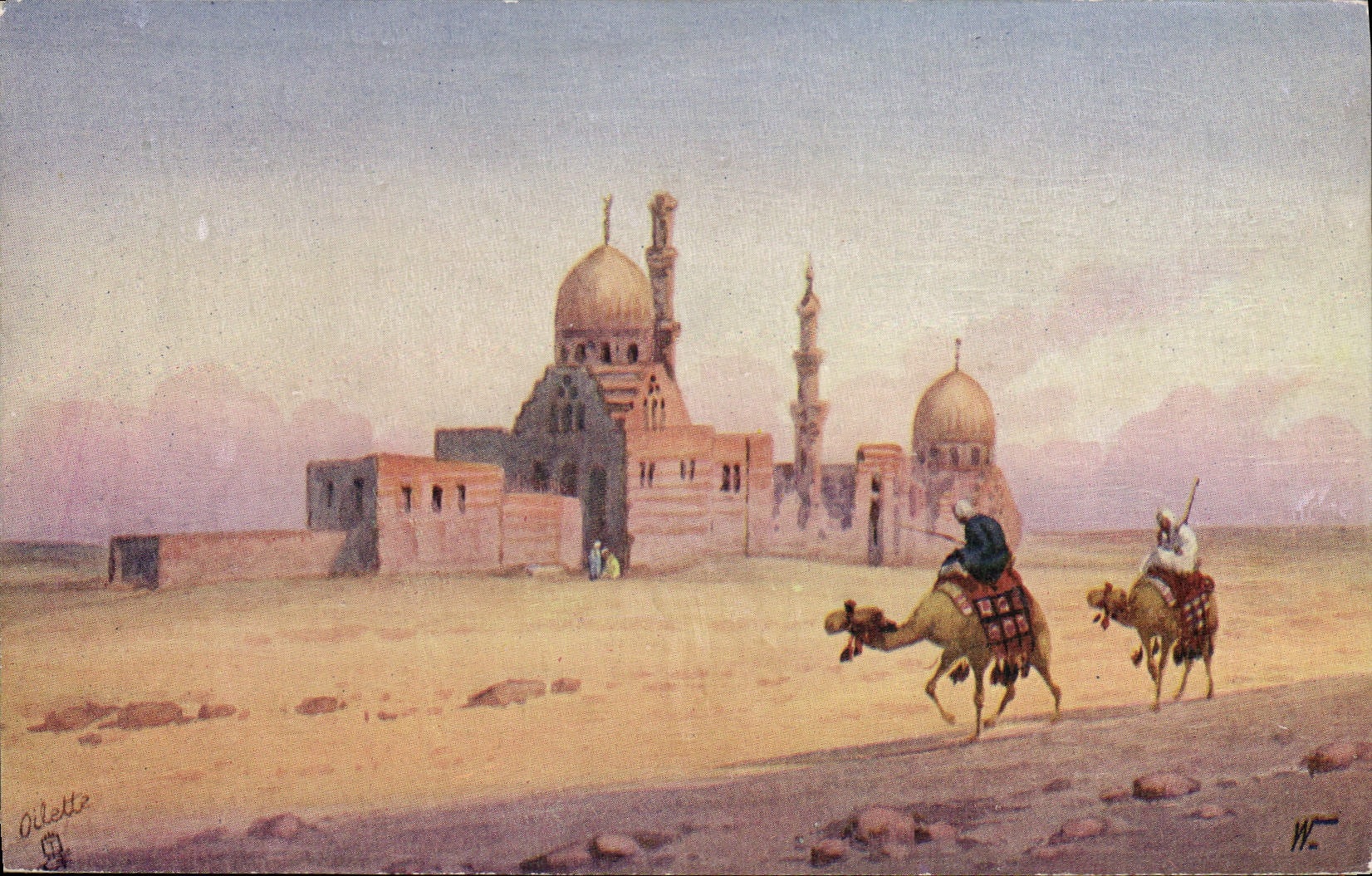 Vintage Postcard Tombs of the Mamelukes Cairo Egypt Egypt