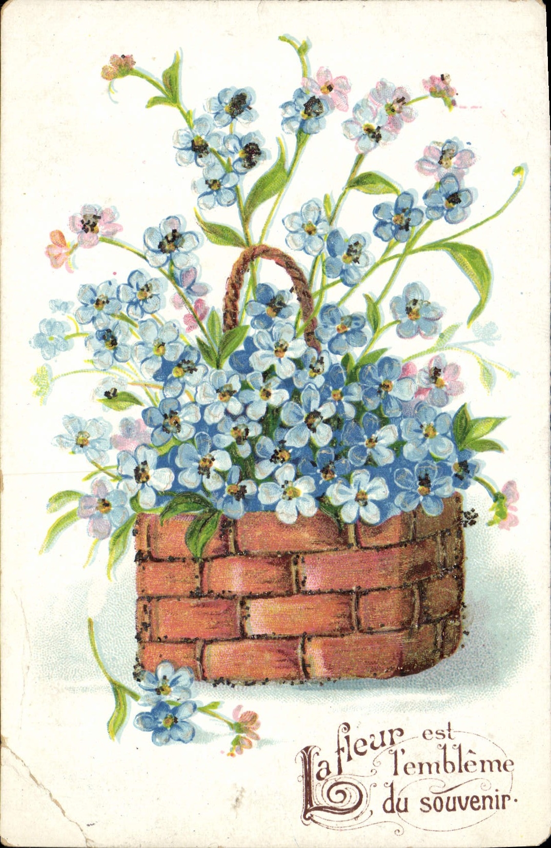 CPA Fantaisie Fleurs