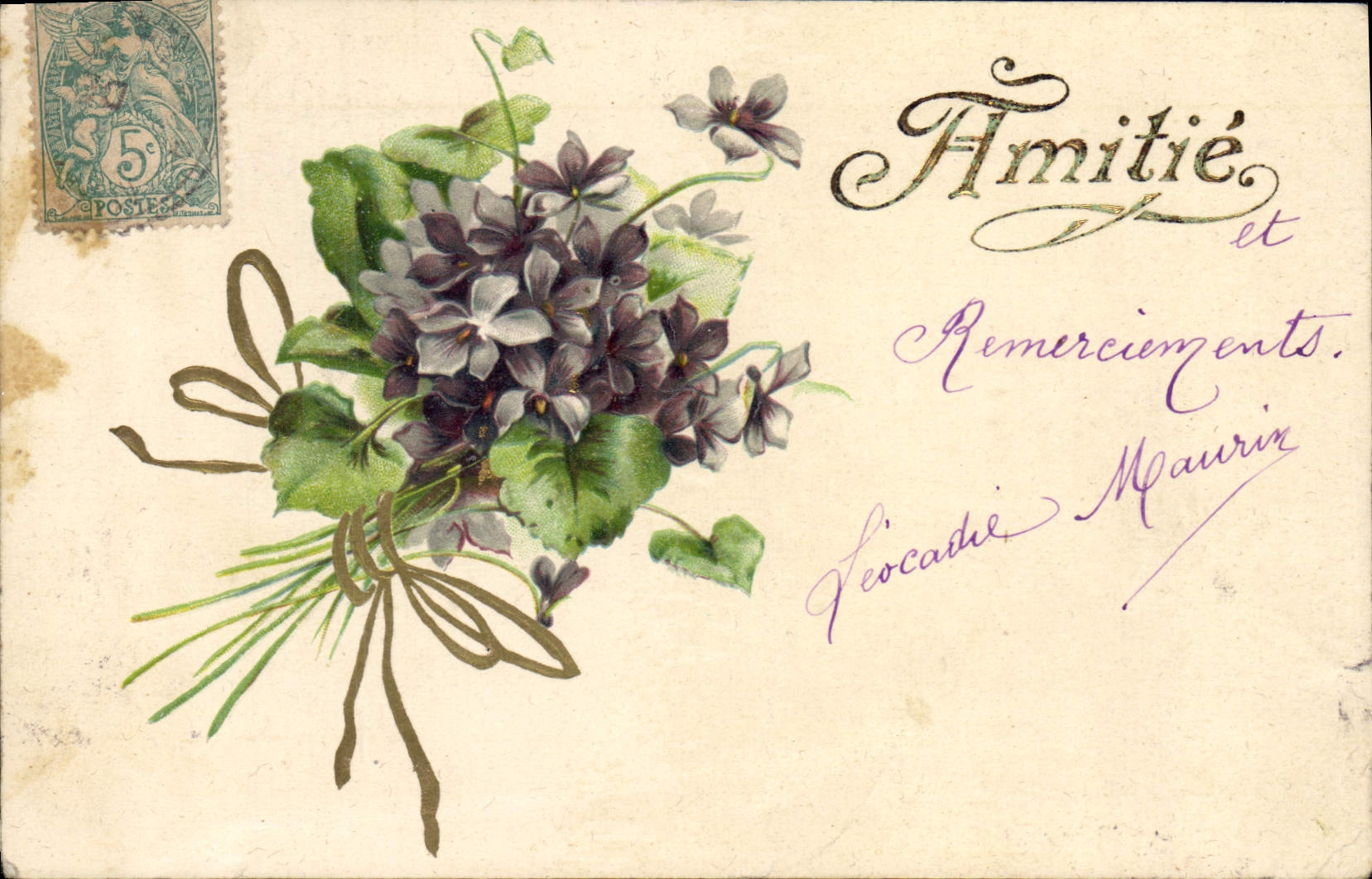 CPA Fantaisie Fleurs