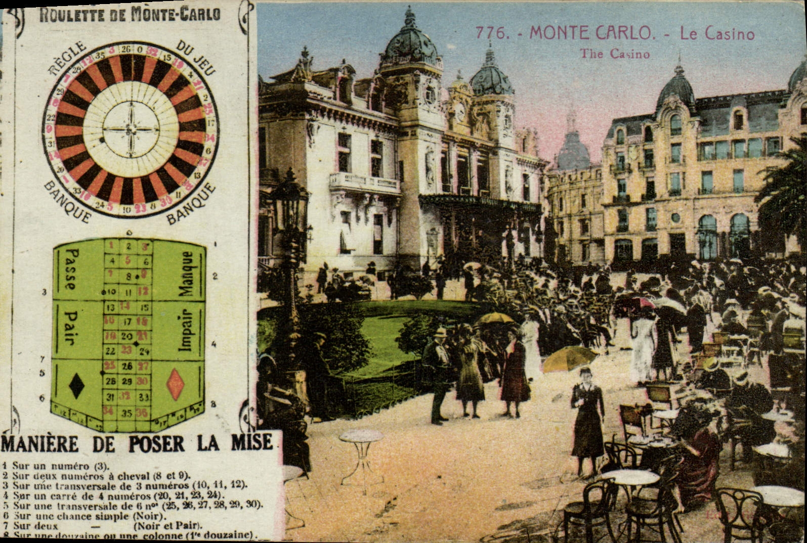 CPA Casino Monte Carlo Maniere de poser la mise