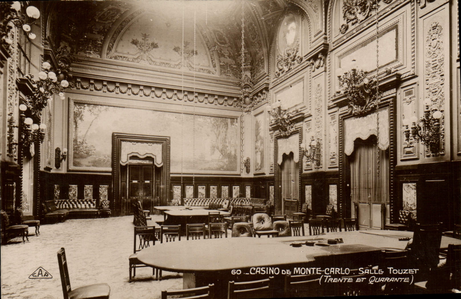 CPA Casino Monte Carlo Salle Touzet Trente et Quarante