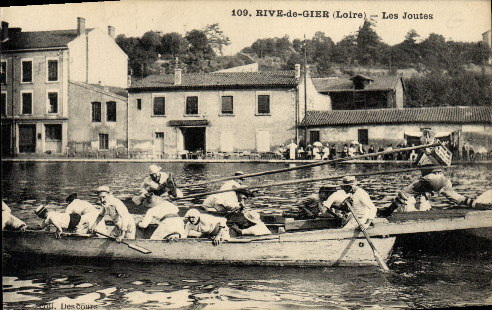 Vintage Postcard Rivets of Gier the tournaments SIGNAL