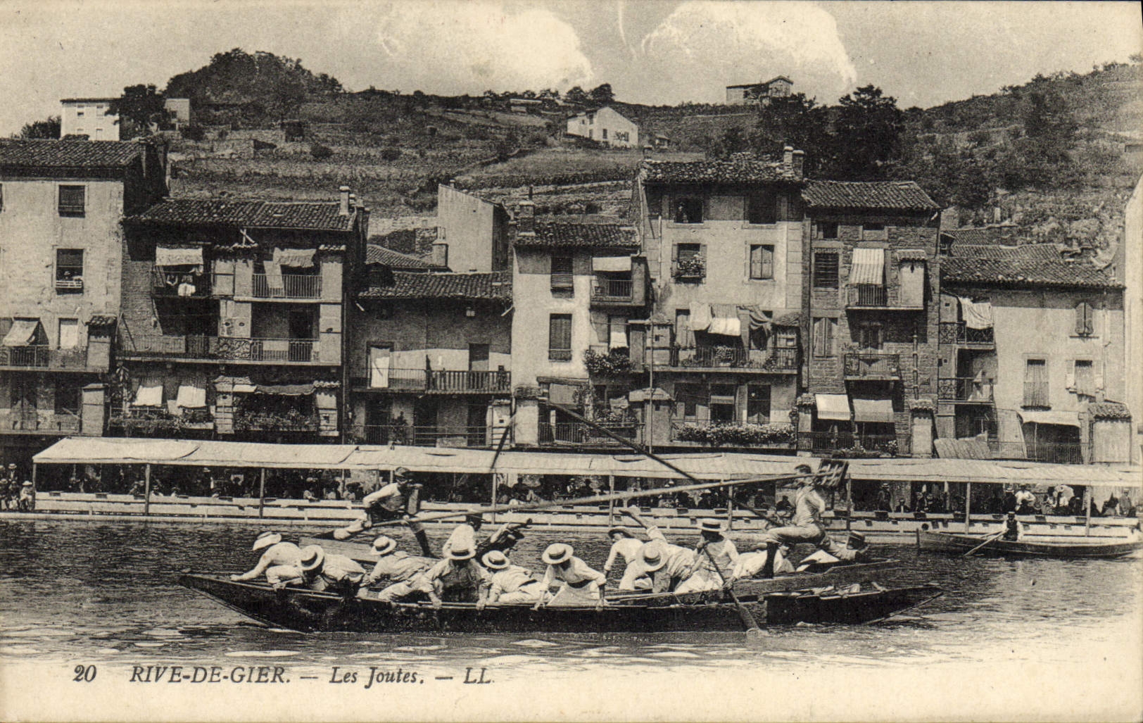 CPA Rive de Gier Les joutes TOP