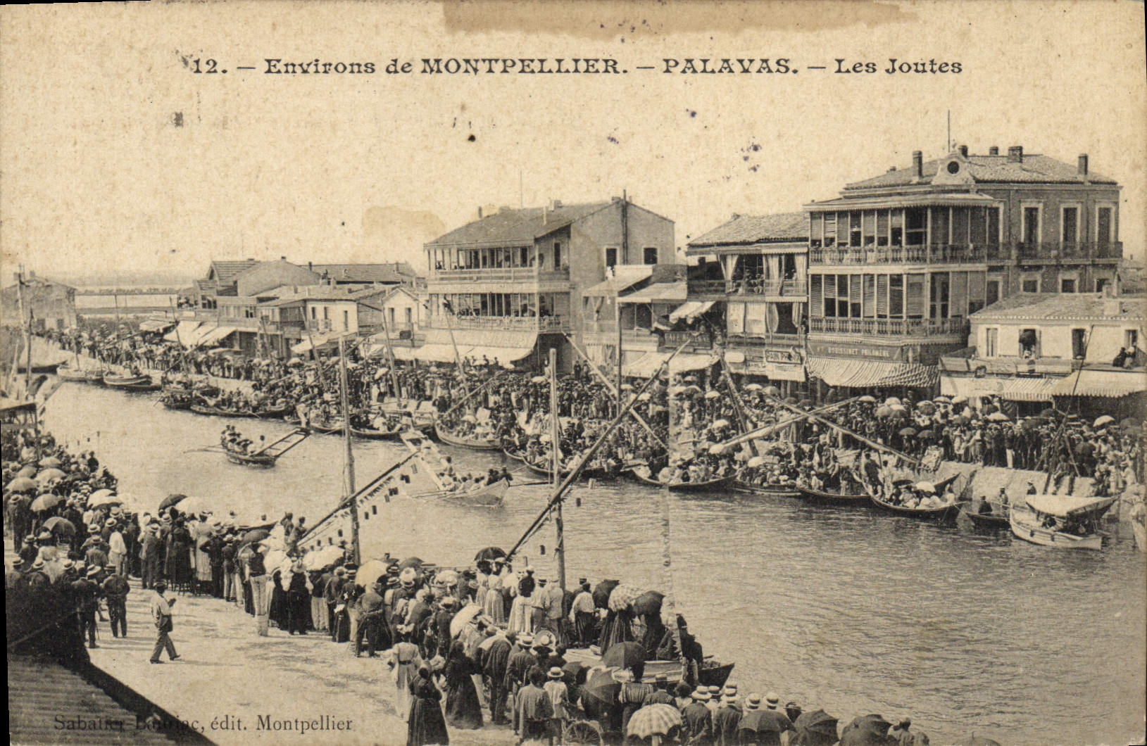 CPA Environs de Montpellier Palavas Les joutes