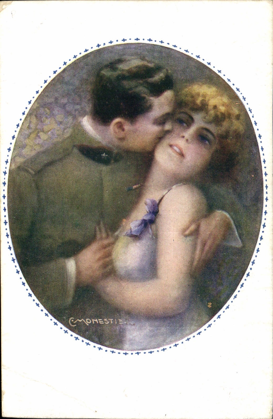 CPA Fantaisie Illustrateur Femme 