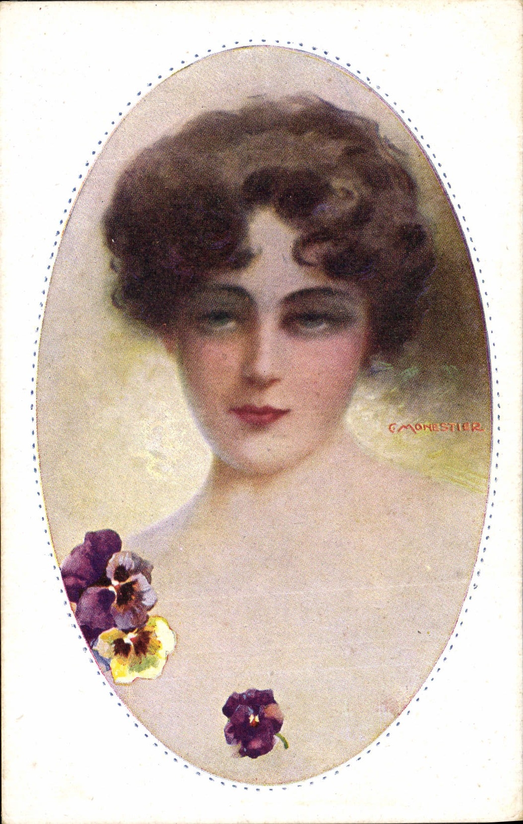 CPA Fantaisie Illustrateur Femme