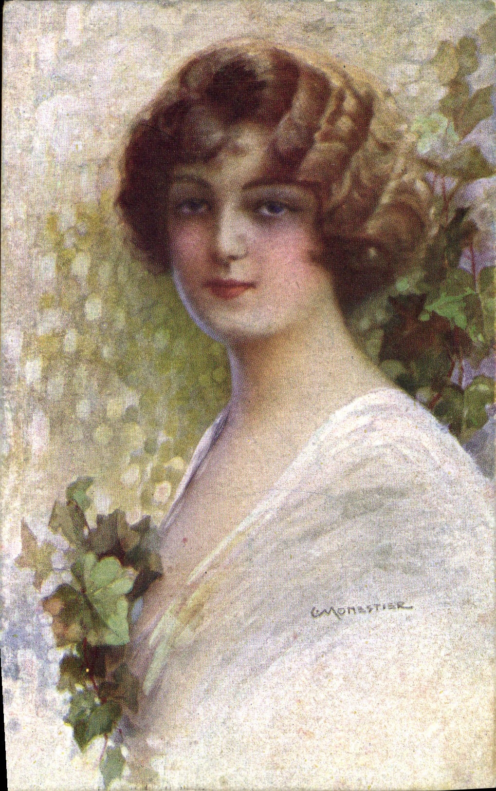 CPA Fantaisie Illustrateur Femme