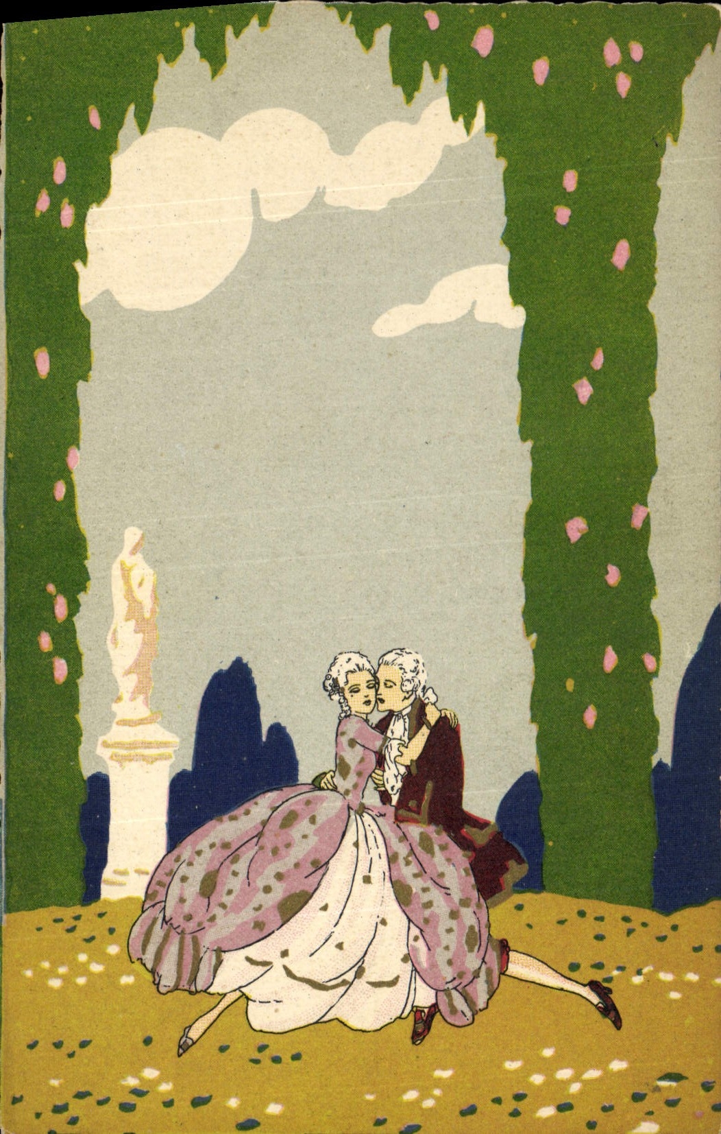 CPA Fantaisie Illustrateur Meschini Femme