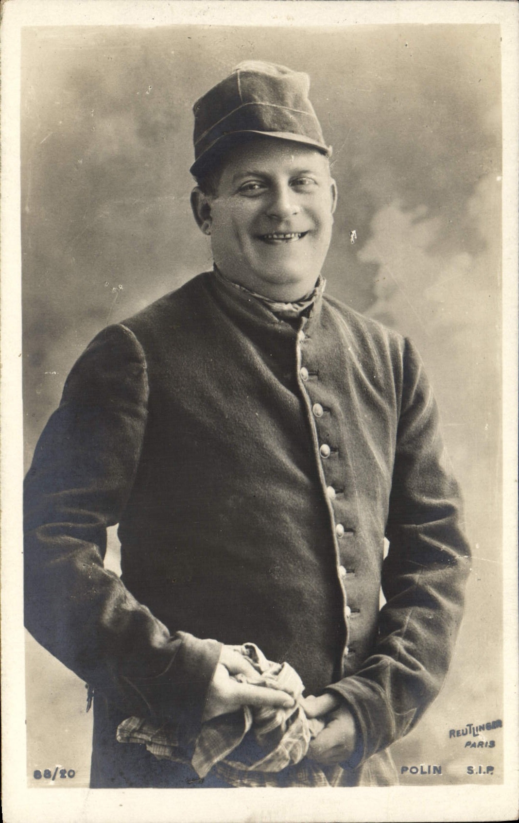 Vintage Postcard Polin Militaria