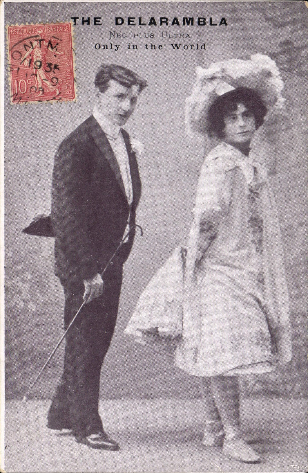 Vintage Postcard The Delarambla Only Nec plus ultra in the world