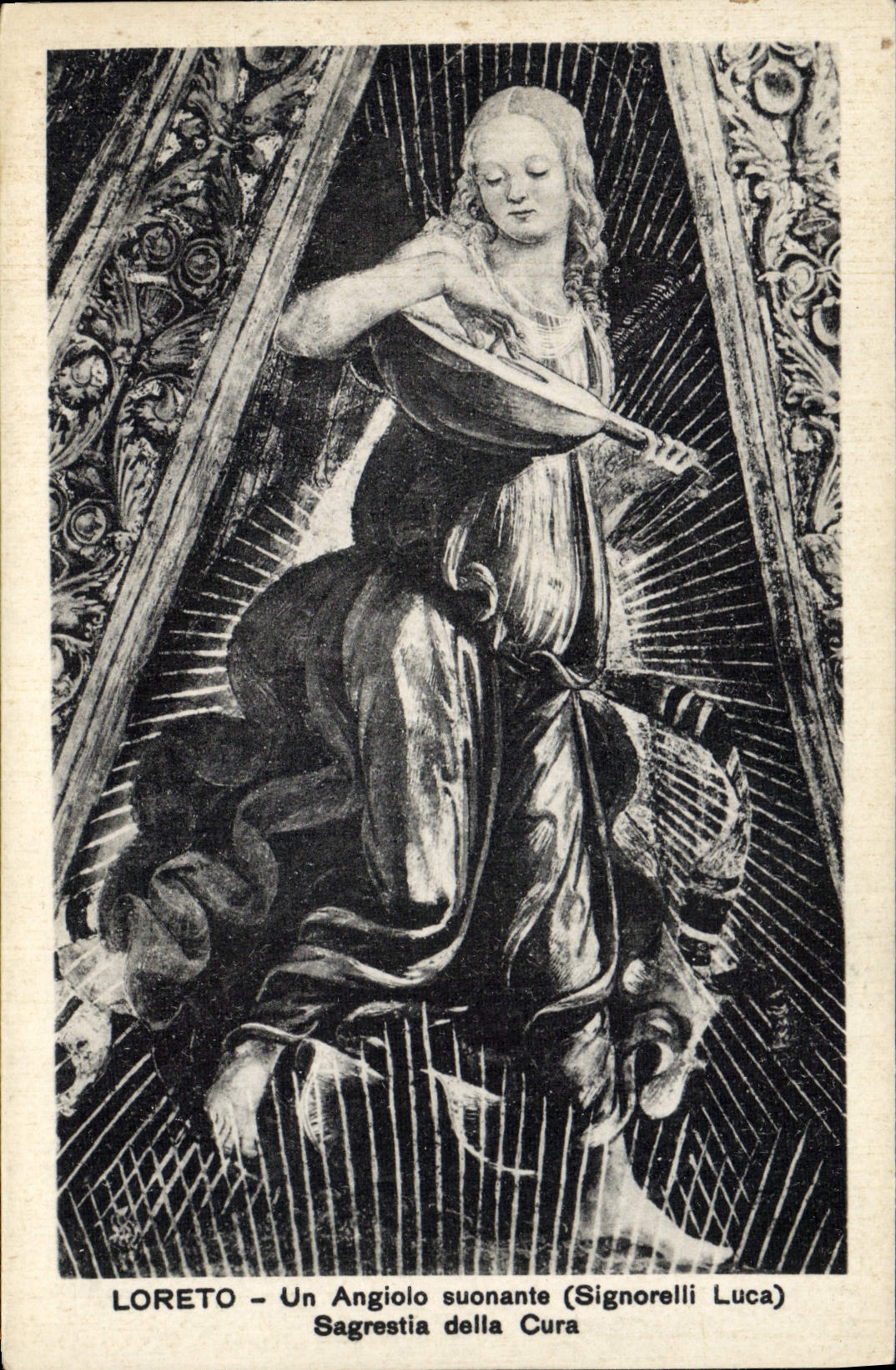 Vintage Postcard Moreto a angiolo suonante