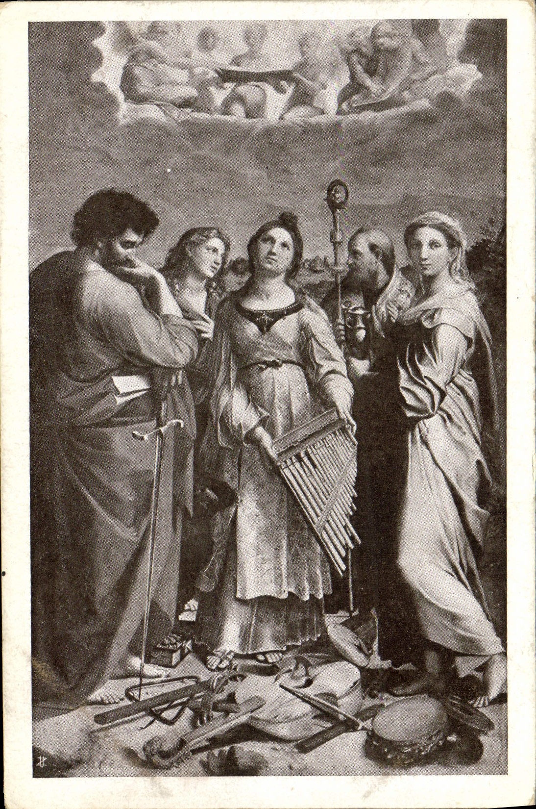 CPA Raffaello S Cecilia 