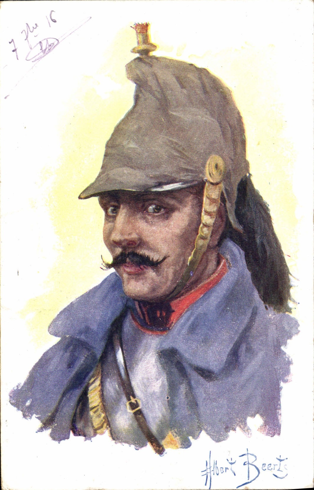 CPA Militaria Soldat 