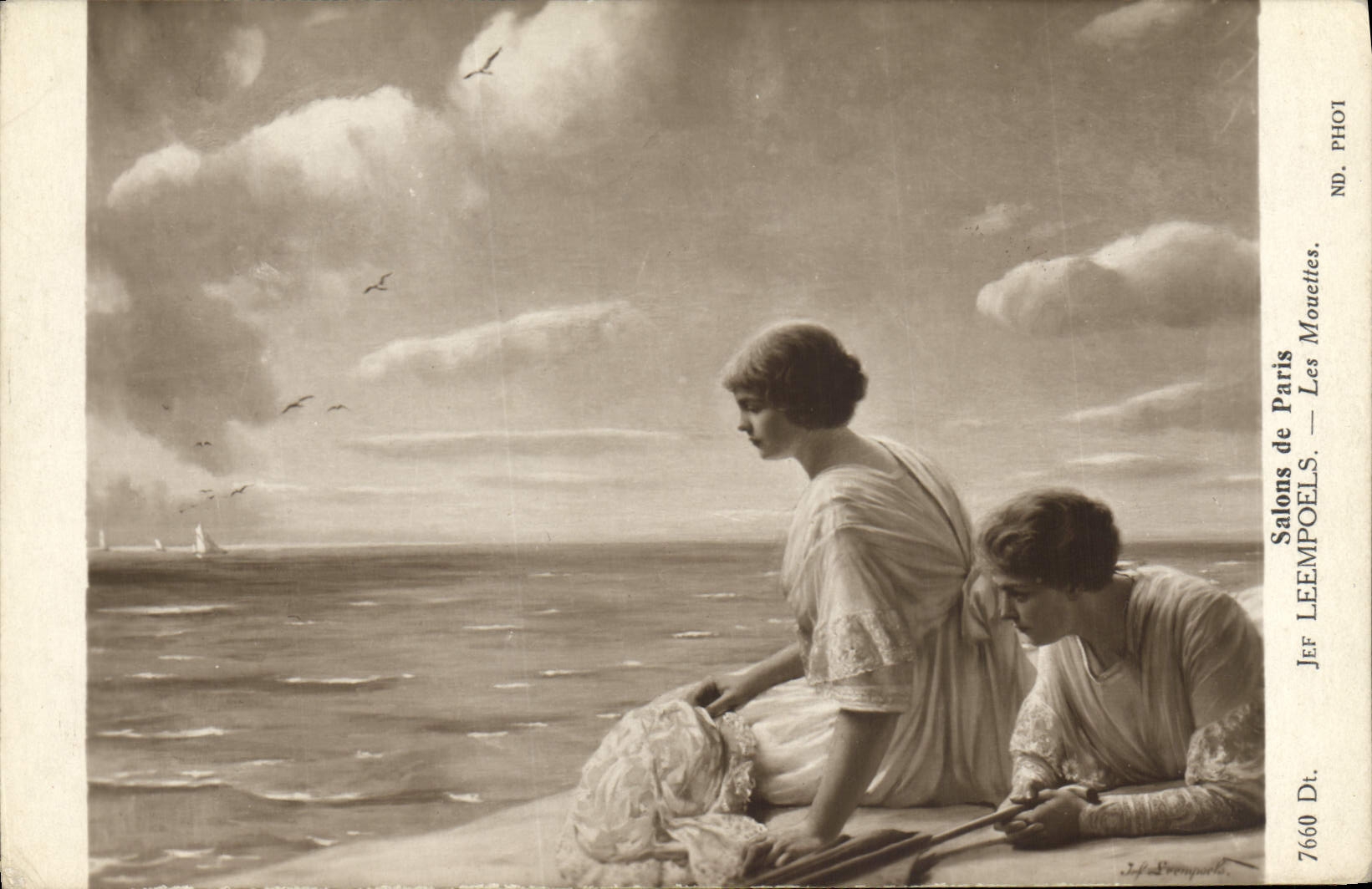 CPA Salons de Paris Leempoels Les mouettes 