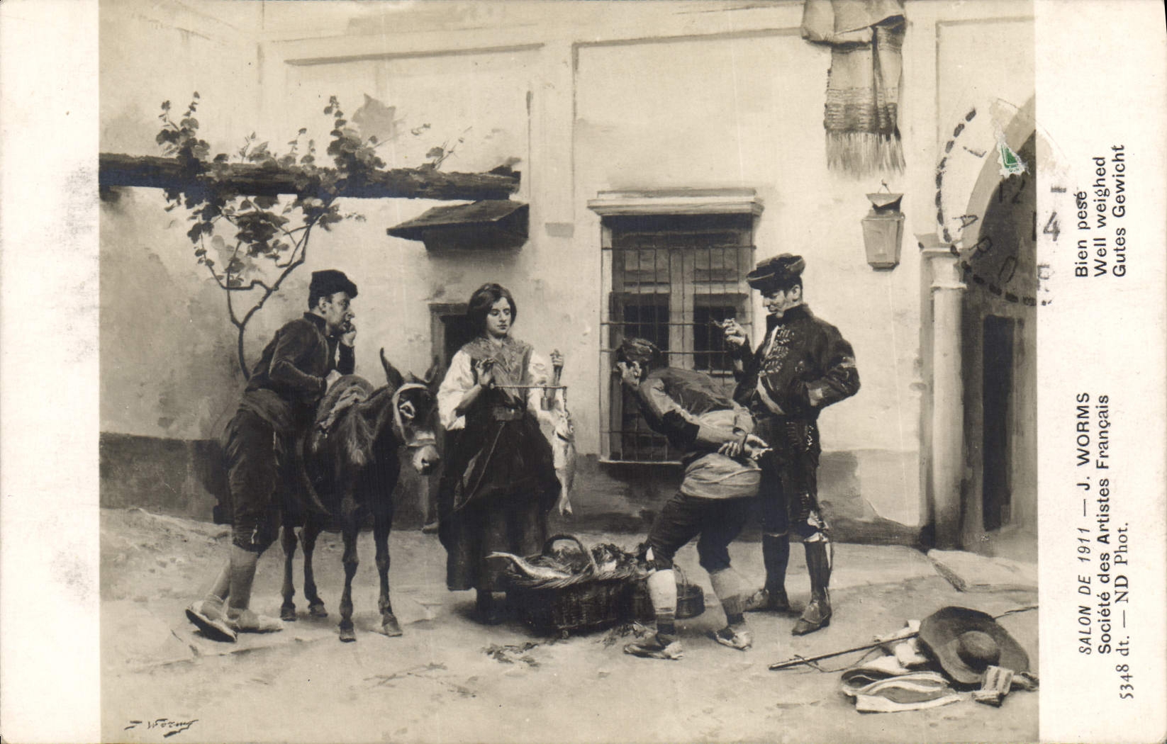 CPA Salon de 1911 Worms Bien pese 