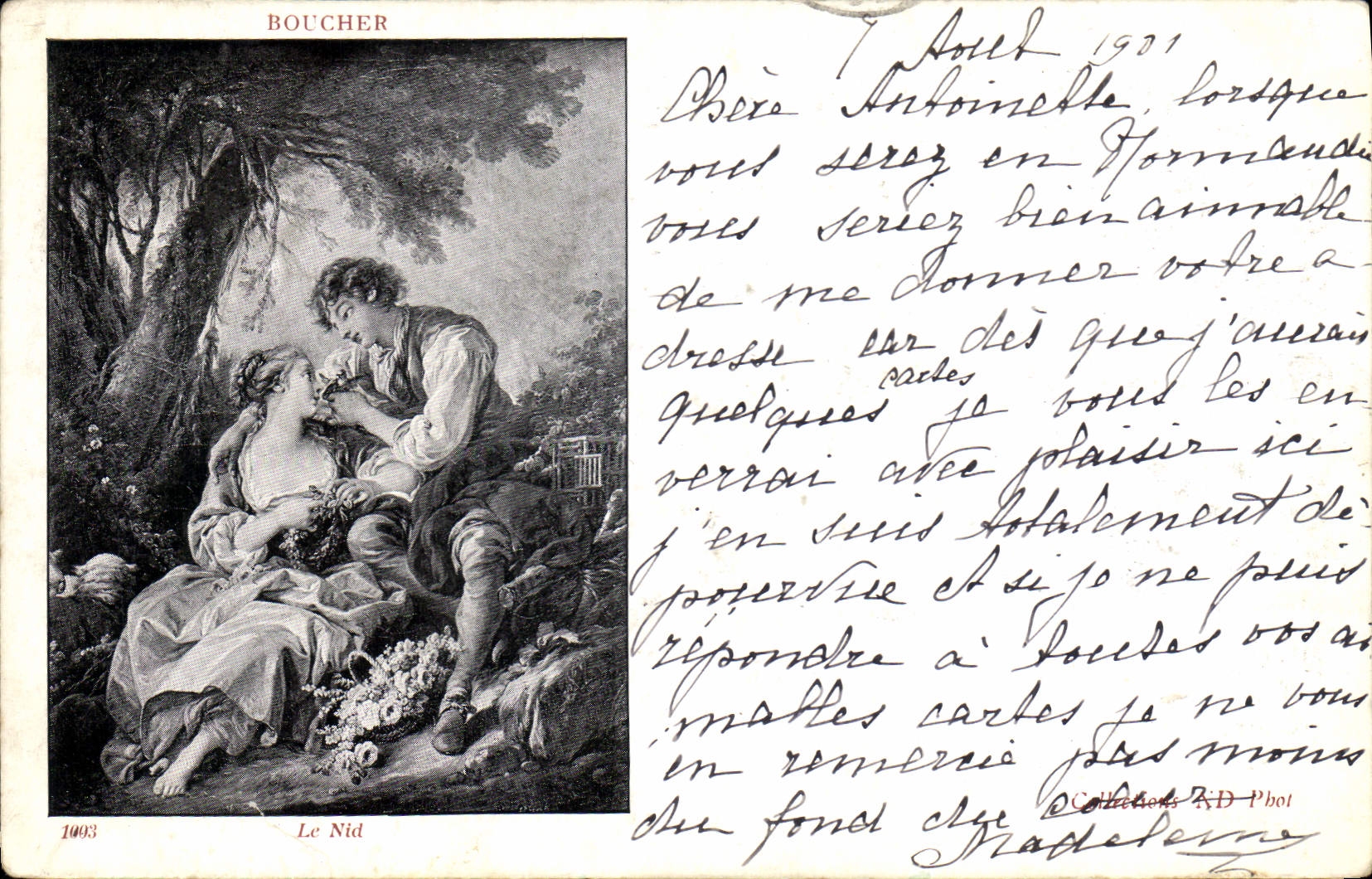 Postal tapar el nido