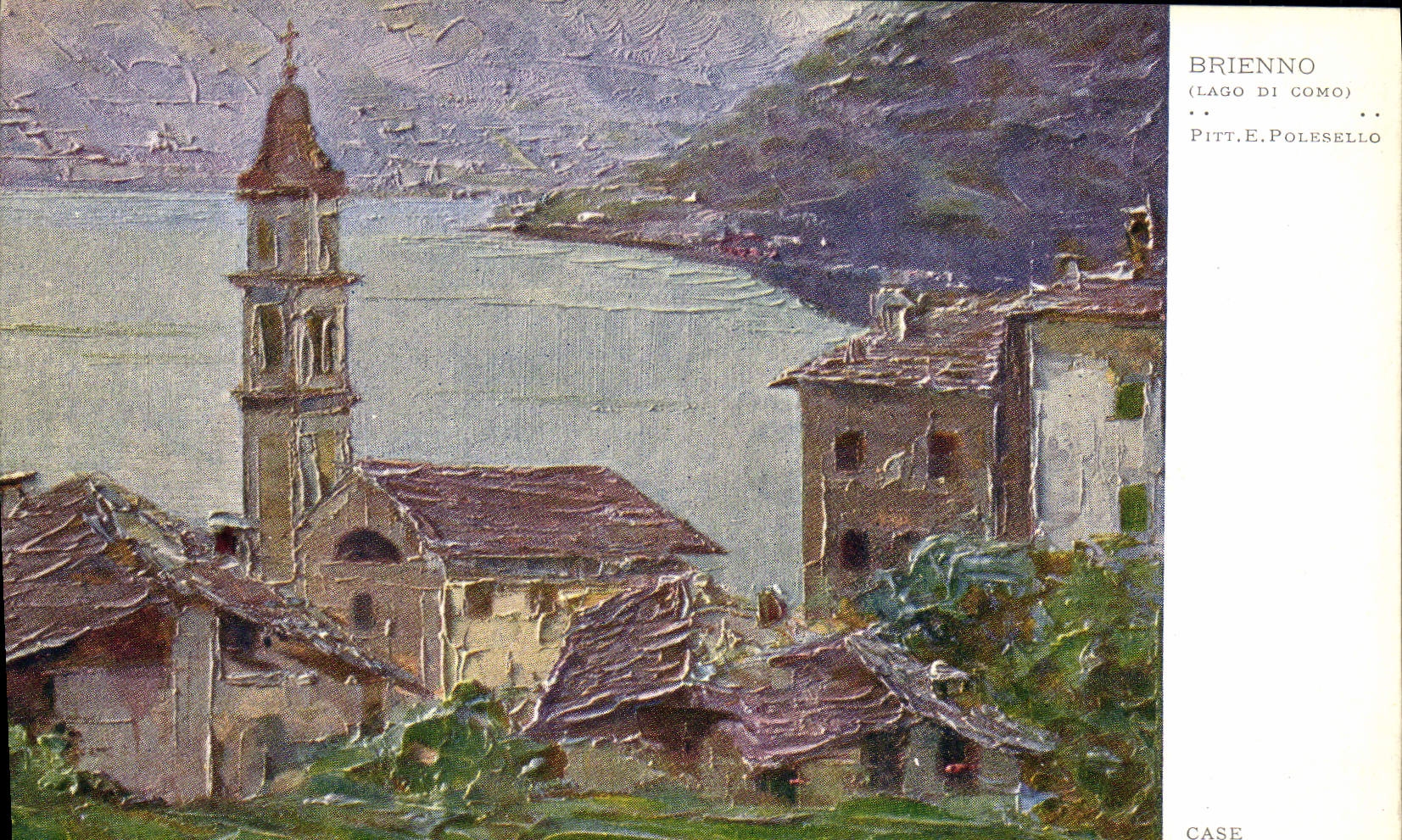 CPA Brienno Lago di Como Case 