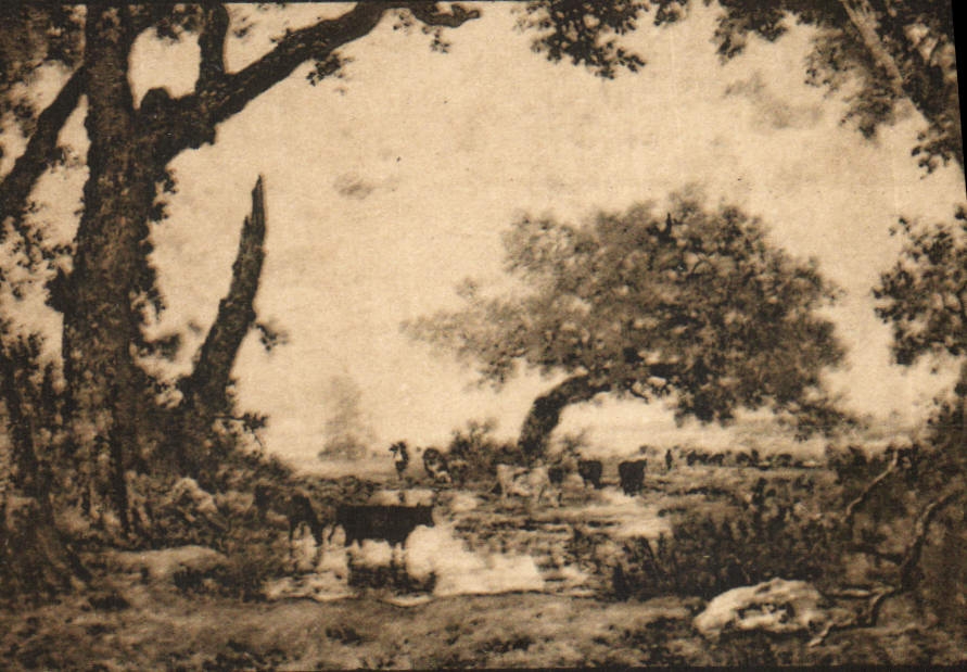 CPA Rousseau Sortie de foret a Fontainebleau 