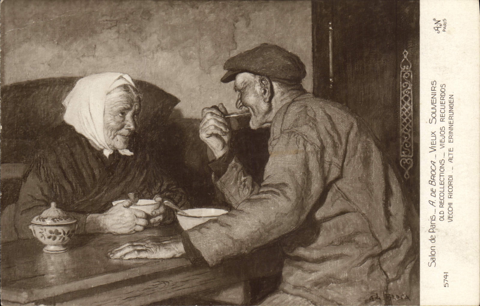 CPA Salon de Paris A de Broca Vieux souvenirs 
