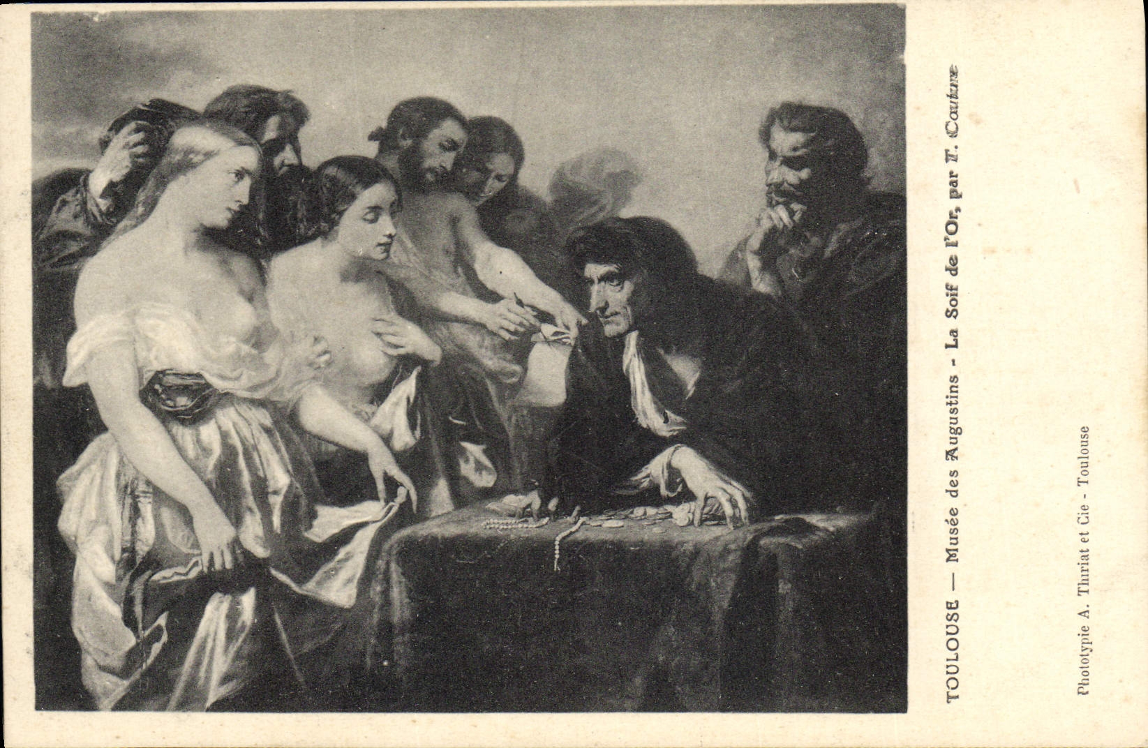 CPA Toulouse Musee des Augustins La soif de l'or 