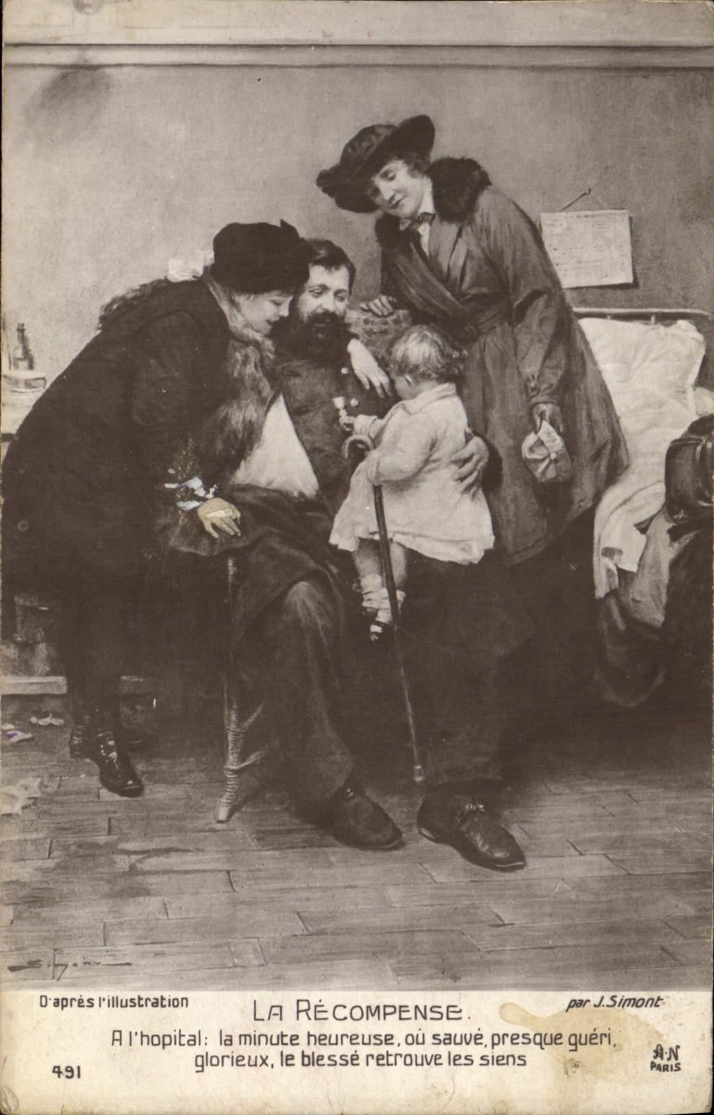 CPA La recompense L'Illustration 