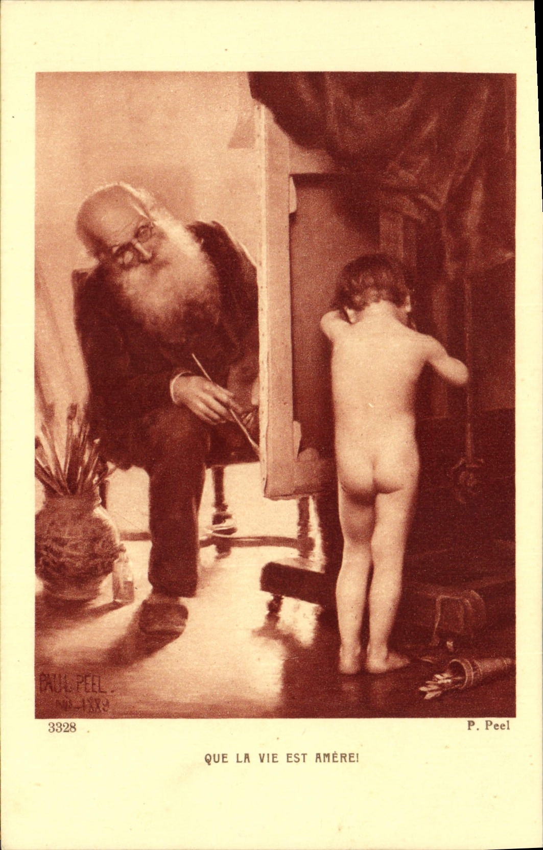 CPA Que la vie est amere 