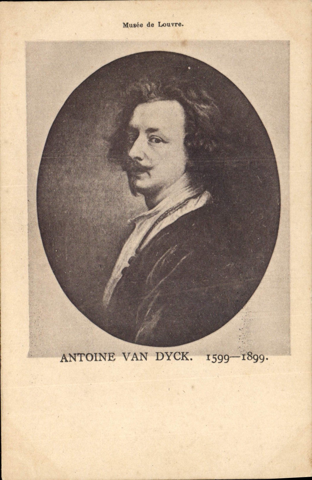 Postal París Vagar de Louvre Antoine Van Dyck