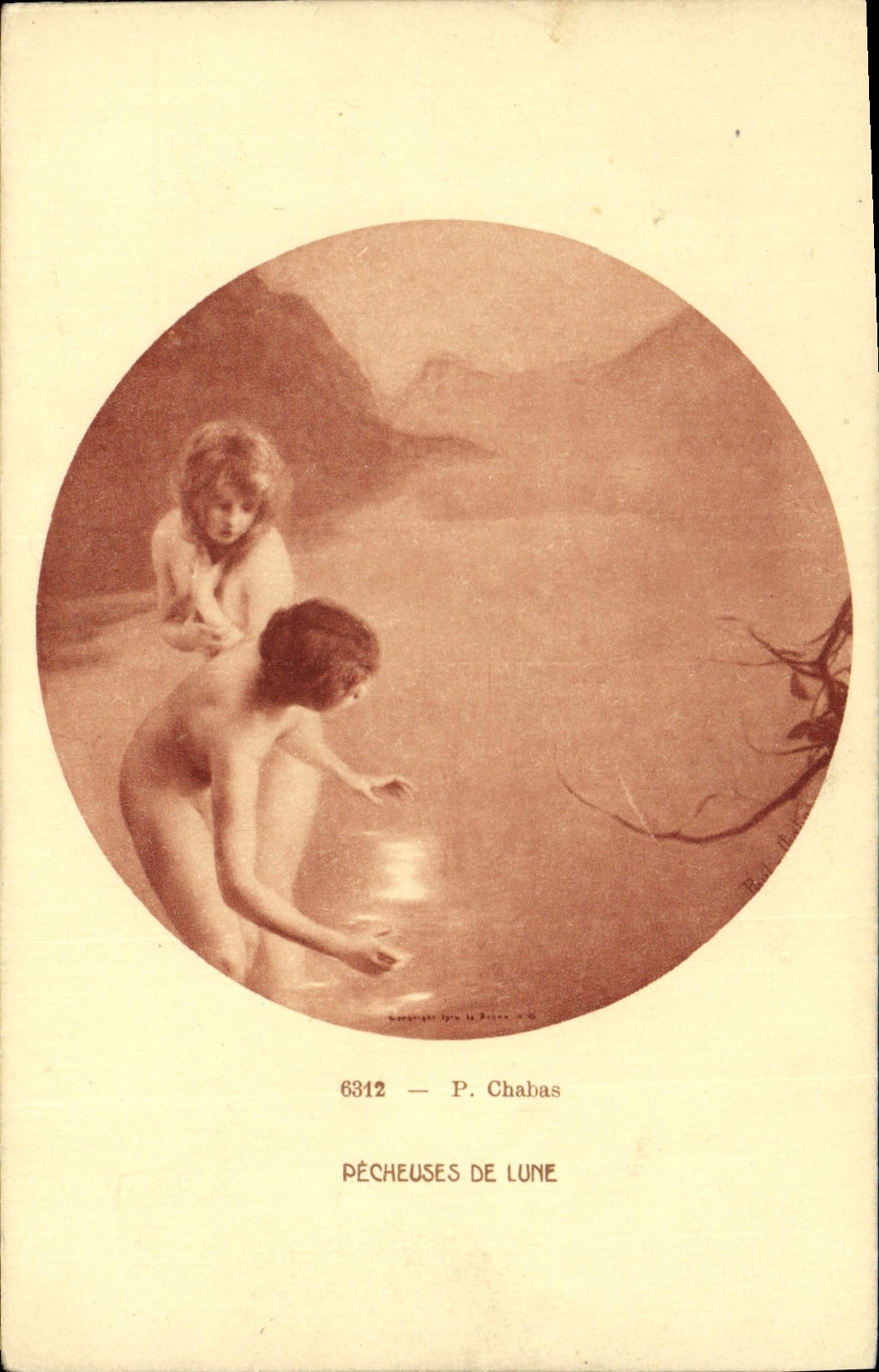 CPA Chabas Pecheuses de lune 