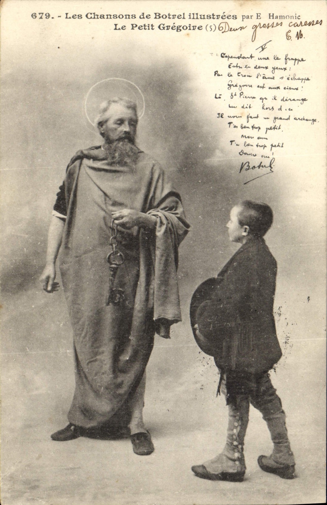 CPA Folklore Les chansons de Botrel illustrees Le petit Gregoire 