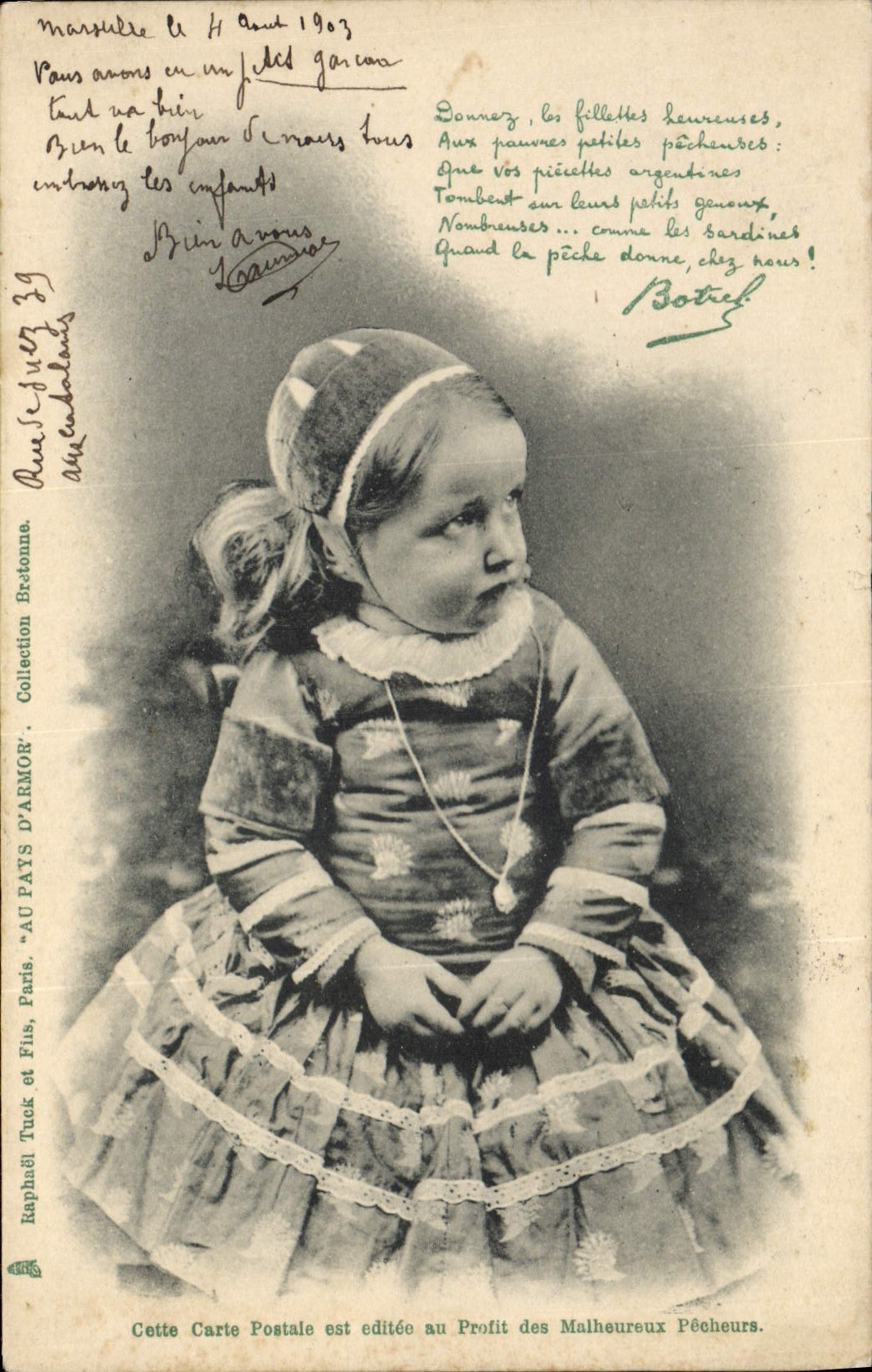 CPA Folklore Botrel Enfant 