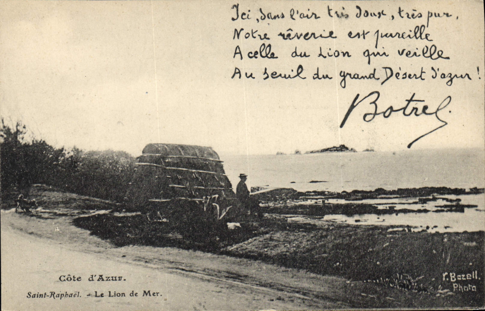 CPA Botrel Saint Raphael Le lion de mer 