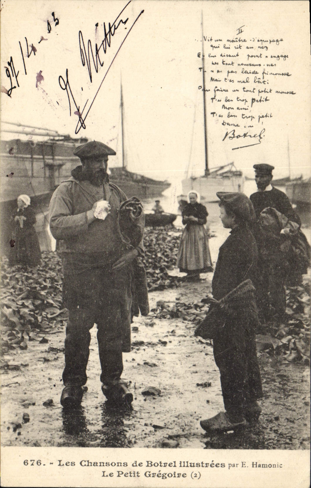 CPA Folklore Les chansons de Botrel illustrees Le petit Gregoire 