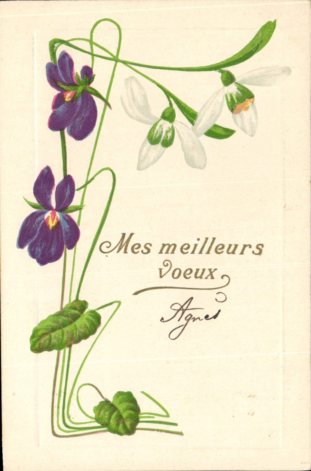CPA Fantaisie Fleurs 