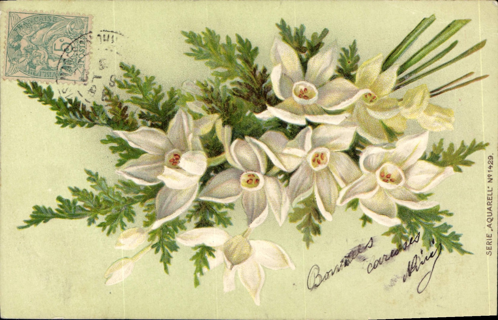 CPA Fantaisie Fleurs 