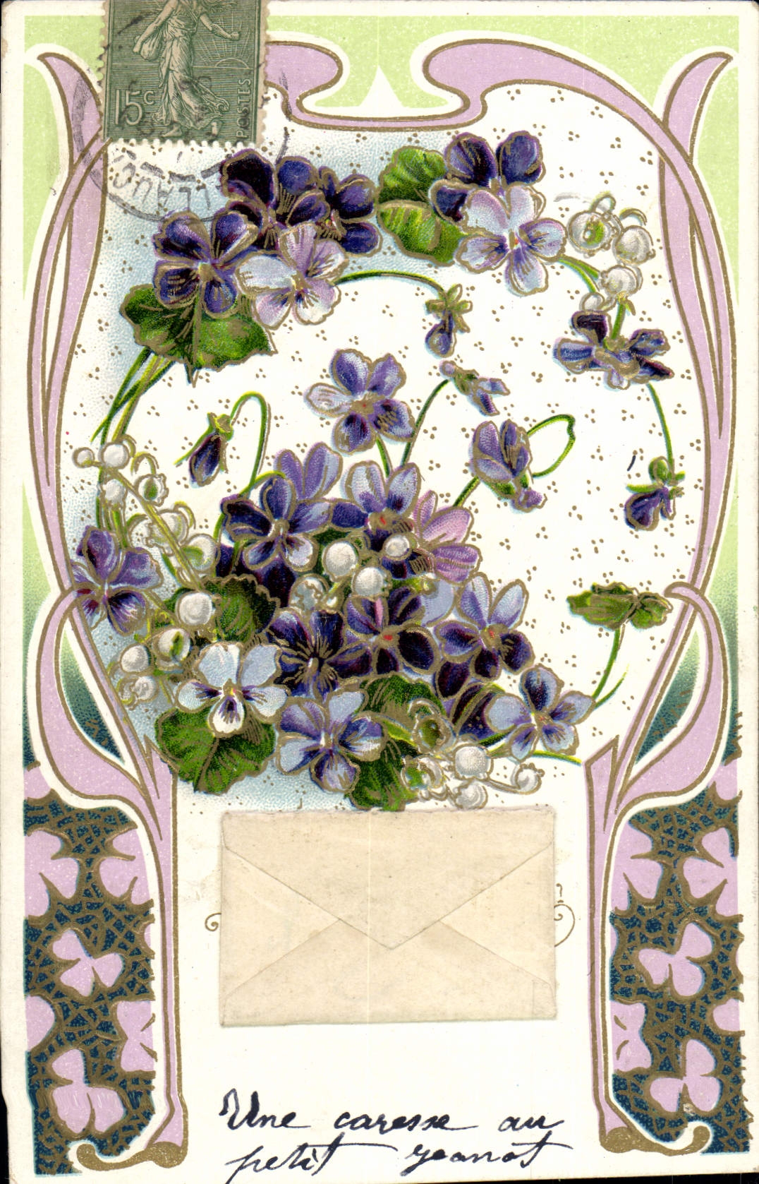 CPA Fantaisie Fleurs 