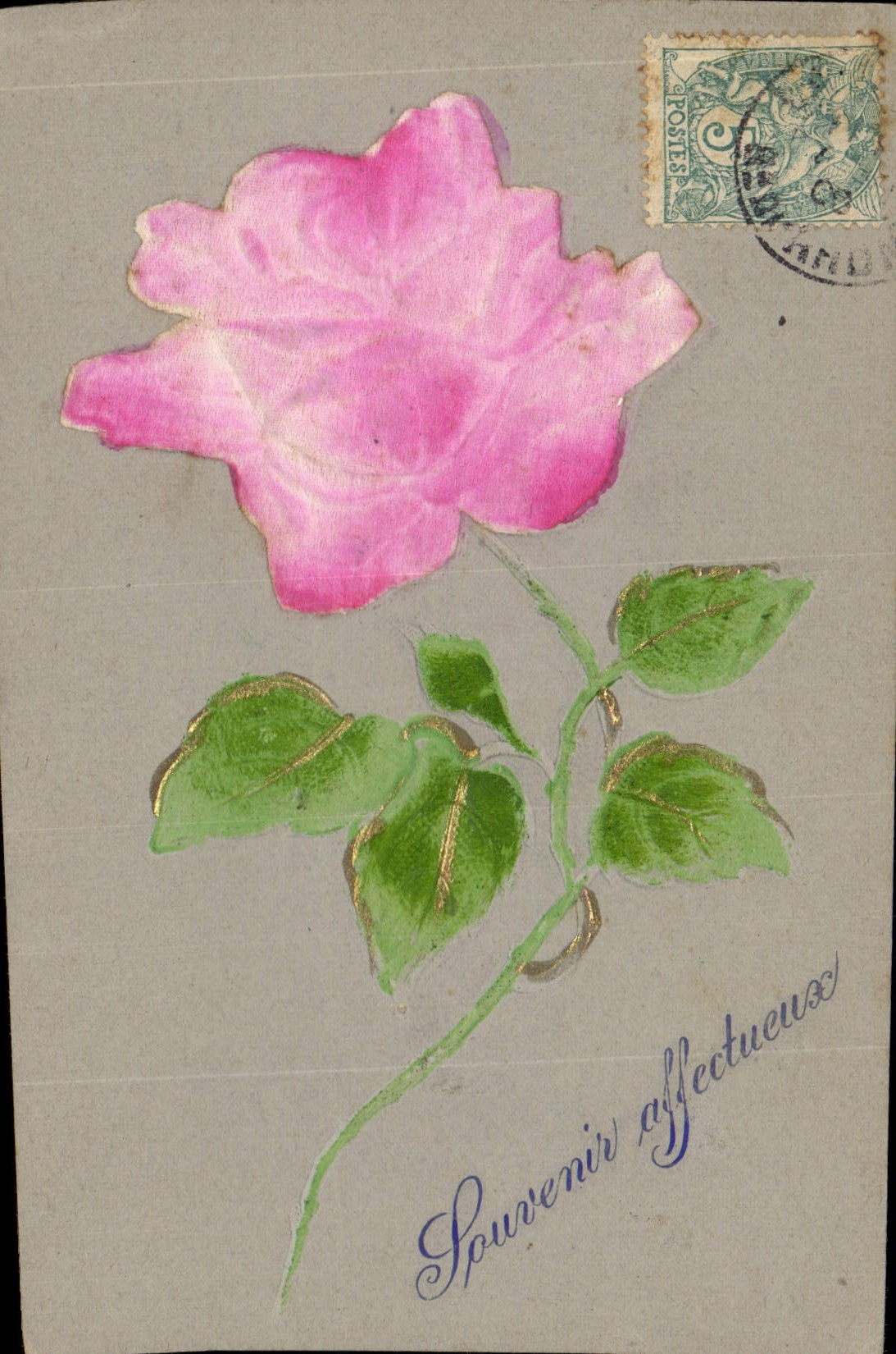 CPA Fantaisie Fleurs 