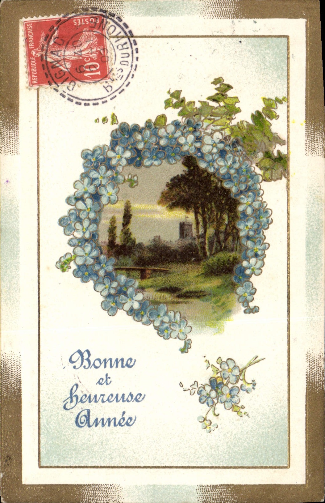 CPA Fantaisie Fleurs 