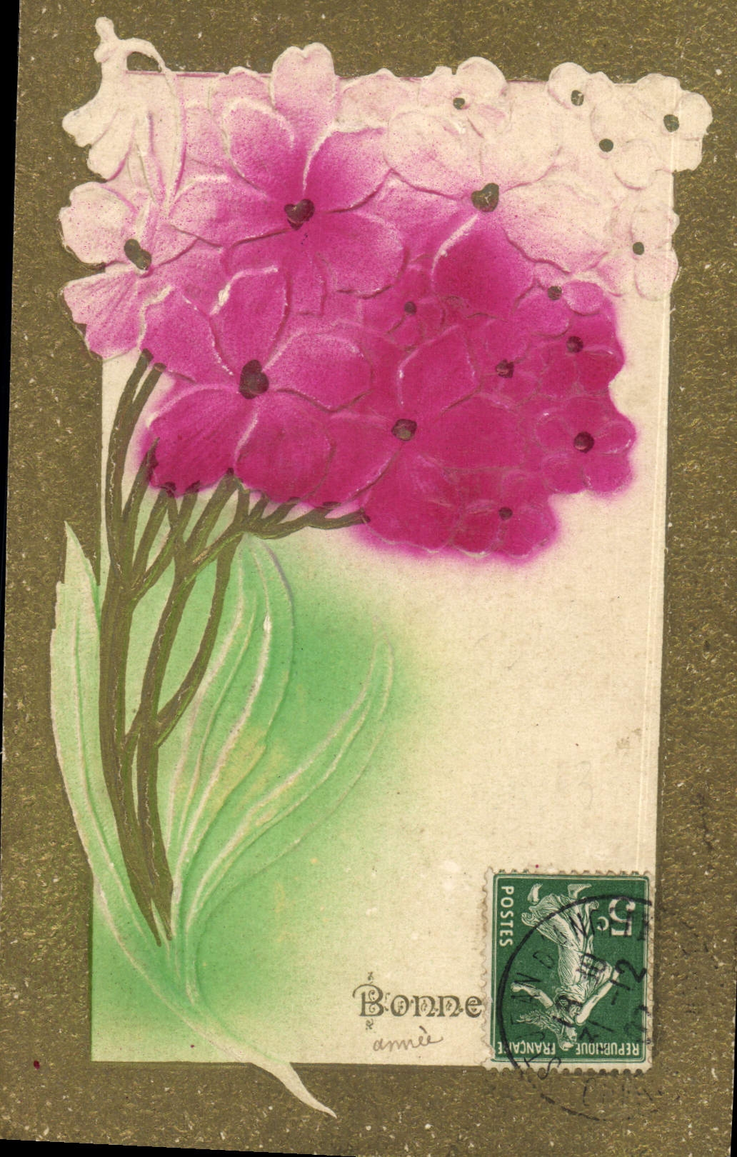 CPA Fantaisie Fleurs 