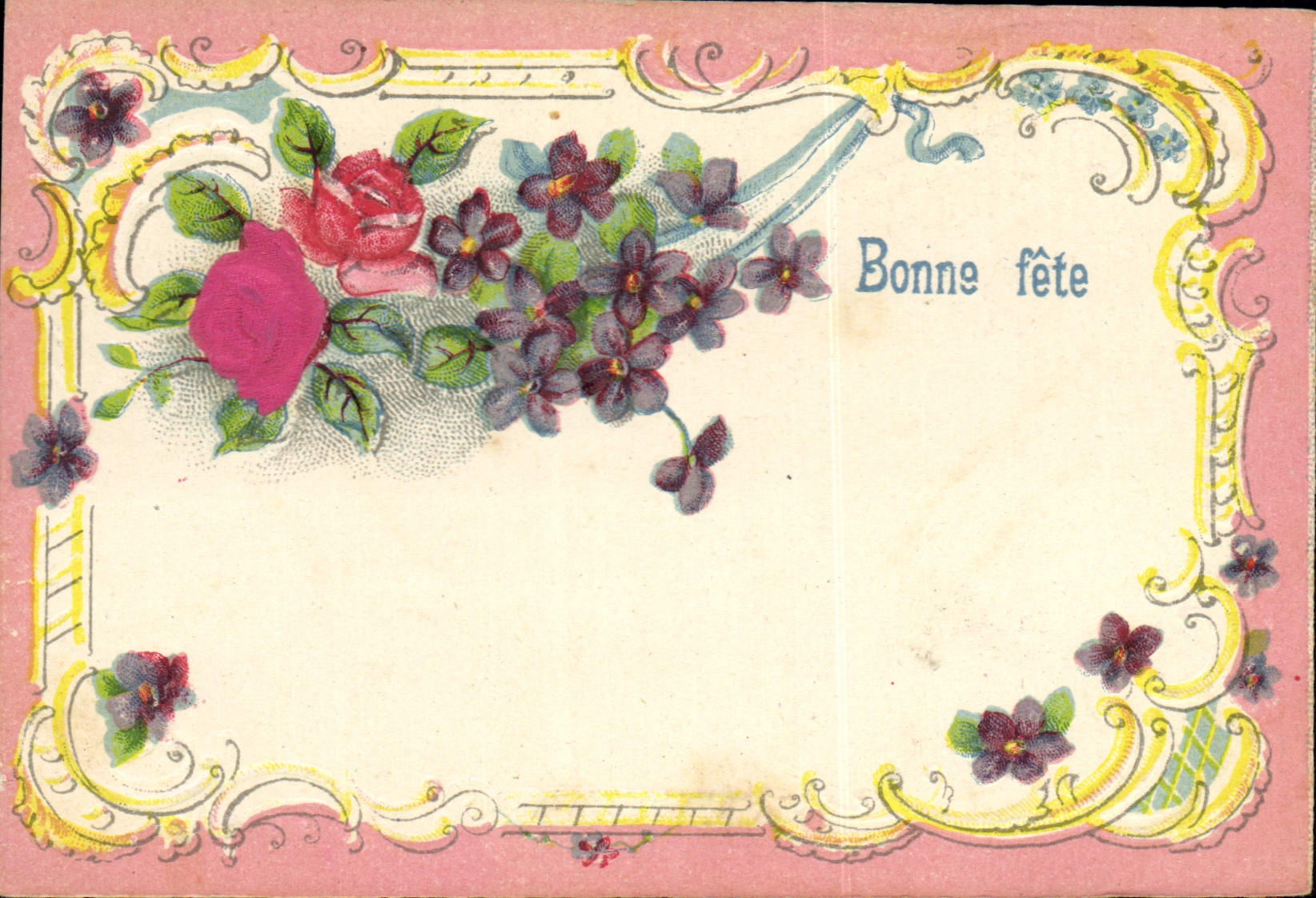 CPA Fantaisie Fleurs 