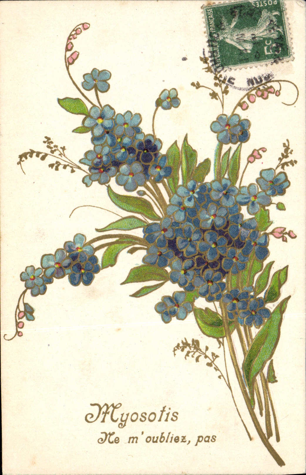 CPA Fantaisie Fleurs 