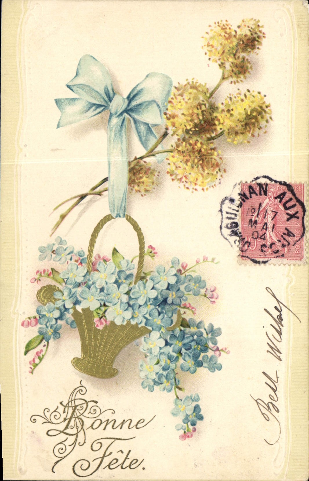 CPA Fantaisie Fleurs 