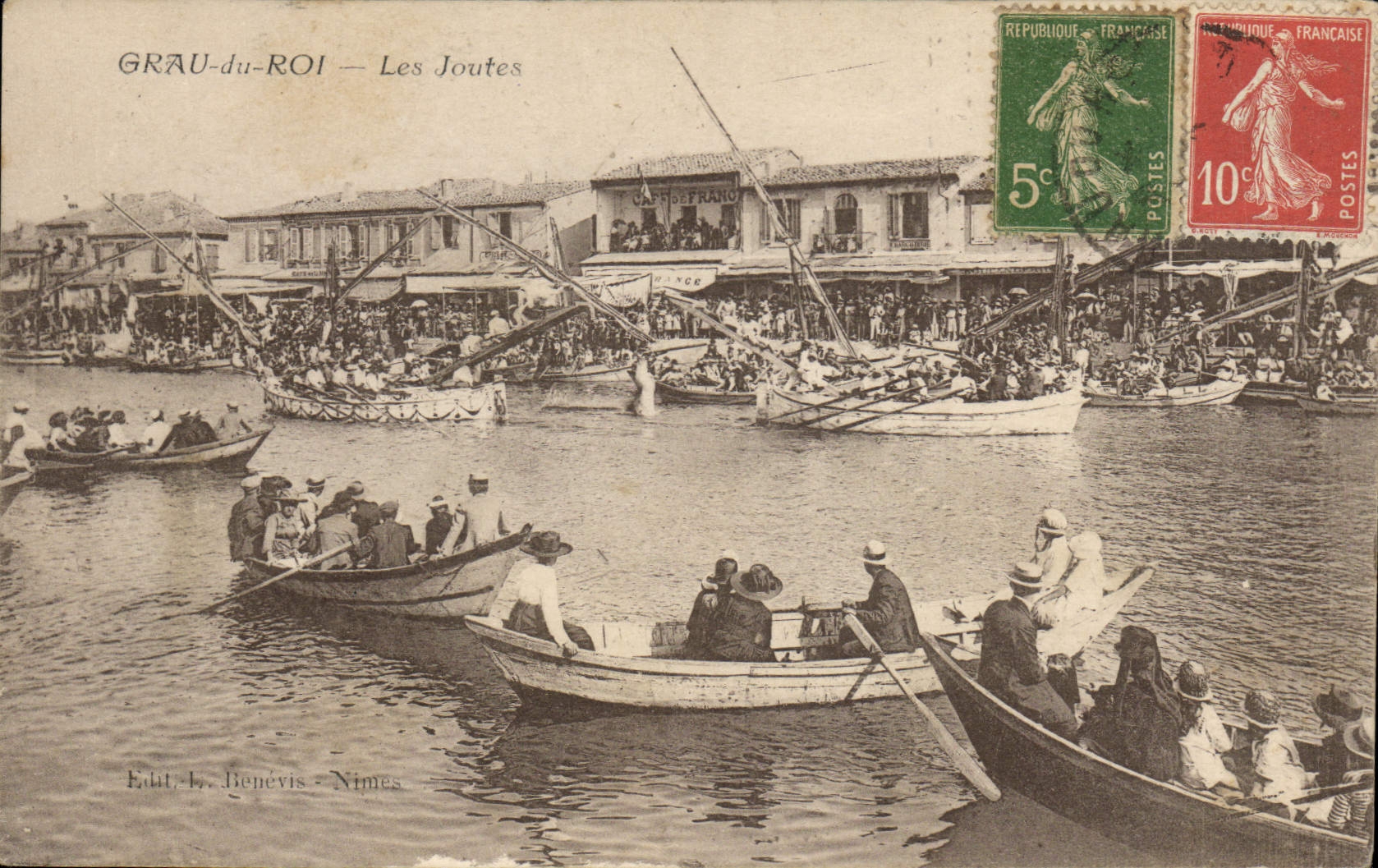 Vintage Postcard Grau the King tournaments