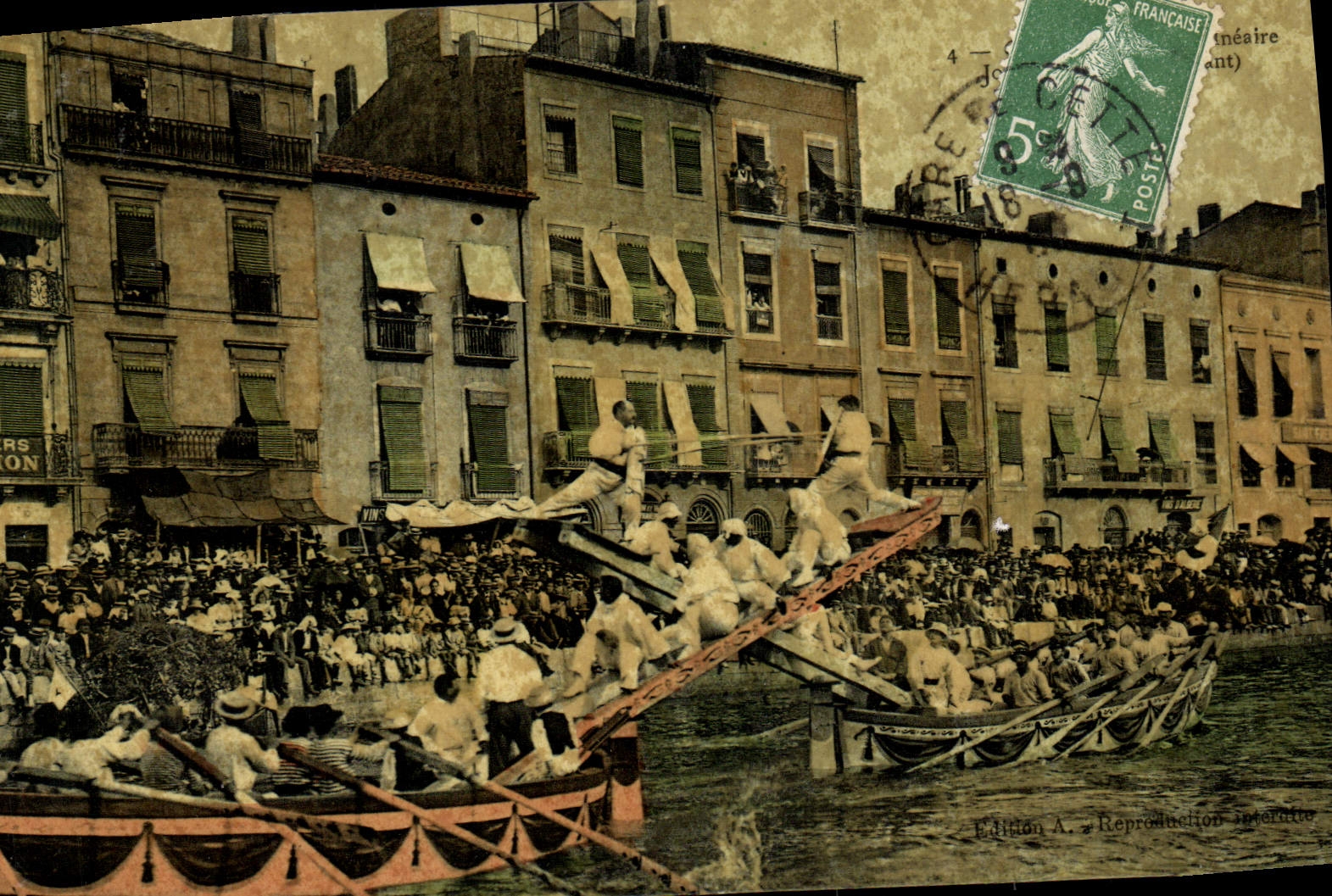 Vintage Postcard This Tournaments