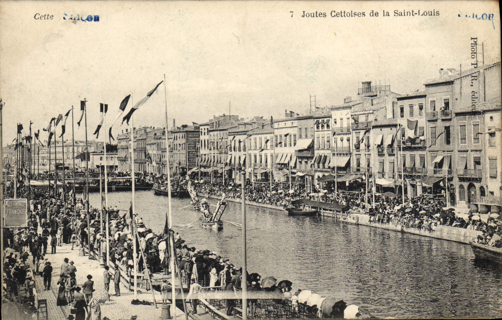 Vintage Postcard This Cettoises Tournaments of the Saint Louis